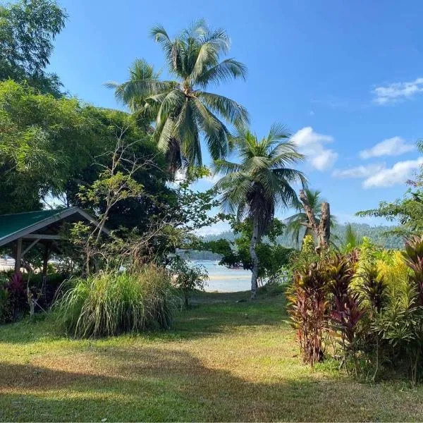 Port Barton - Paradiso Azul Campsite Beachfront with Internet，位于圣维森特的酒店
