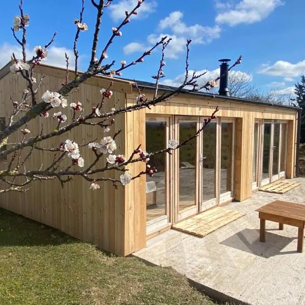 CHALET EN BOIS PRIVATIF ST POURCAIN SUR SIOULE，位于Bransat的酒店