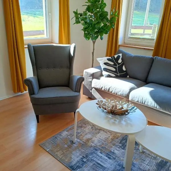 Ferienwohnung Wandersfreud，位于Dürrröhrsdorf的酒店