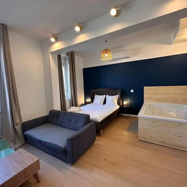 Britich 3D: Suite spa privé, clim, thermal/Artem，位于南希的酒店