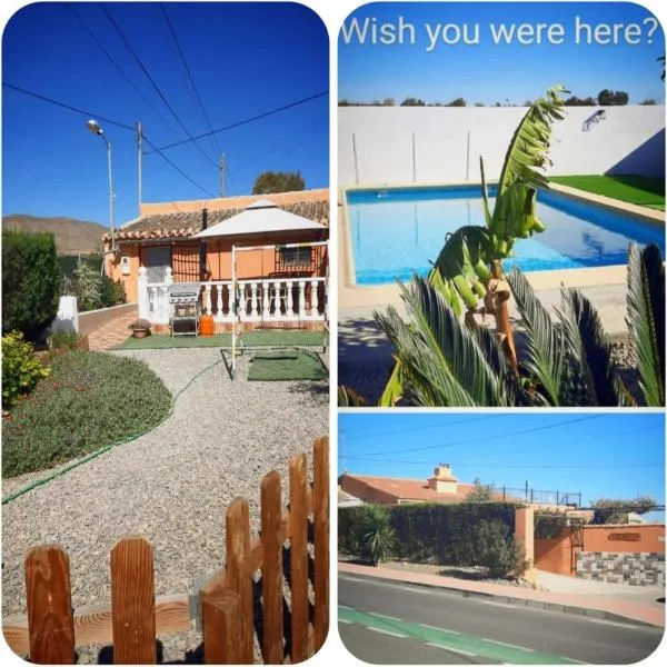 2 bed cottage Lorca many hiking & cycling trails，位于洛尔卡的酒店