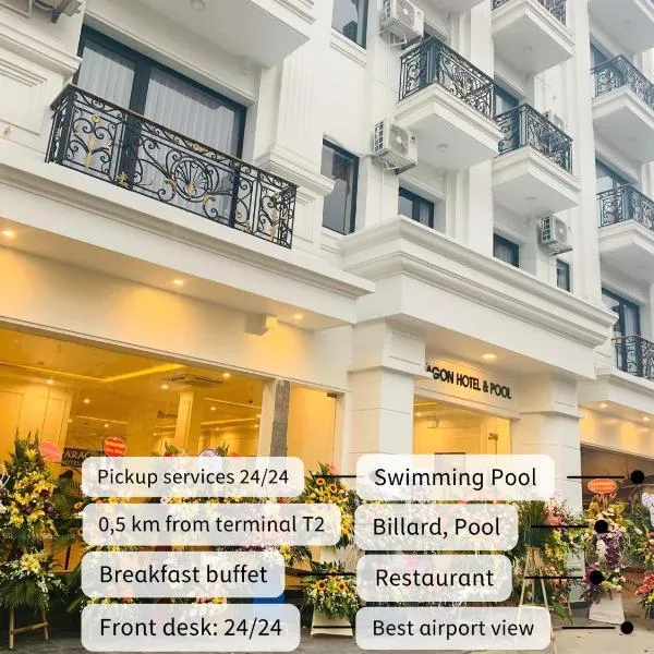 Paragon Noi bai Hotel & Pool，位于Gia Thượng的酒店