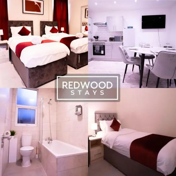 Everest Lodge Serviced Apartments for Contractors & Families, FREE WiFi & Netflix by REDWOOD STAYS，位于法恩伯勒的酒店