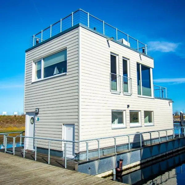Schwimmendes Haus - An Bord 1，位于奥尔本尼兹的酒店
