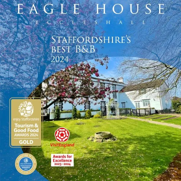 Eagle House - award winning luxury B&B and Apartment，位于Eccleshall的酒店