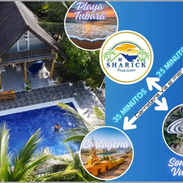 Sharick Beach House，位于Tubará的酒店