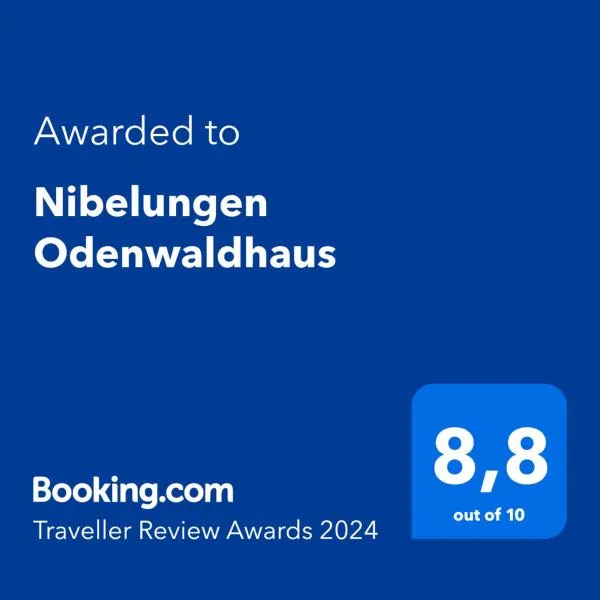 Nibelungen Odenwaldhaus，位于米歇尔施塔特的酒店