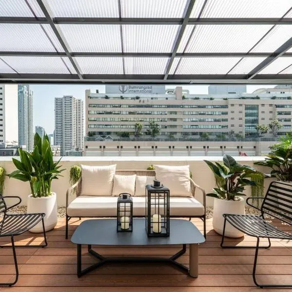 Sukhumvit 1 Blissful Rest near Bumrungrad，位于Makkasan的酒店