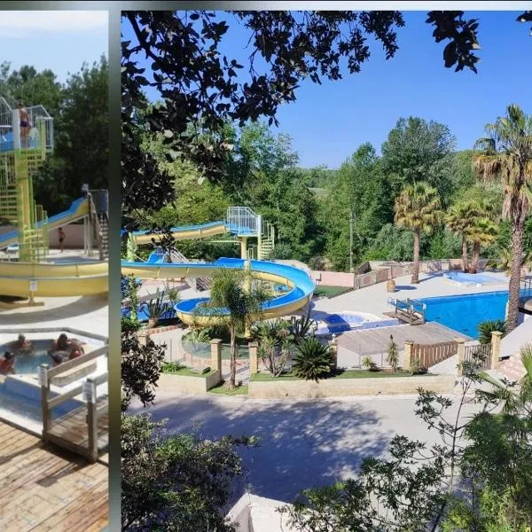 Mobil home dans camping aquatique Hyères，位于耶尔的酒店