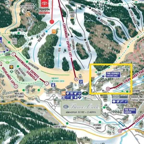 The Osprey at Beaver Creek, a RockResort，位于比弗河的酒店