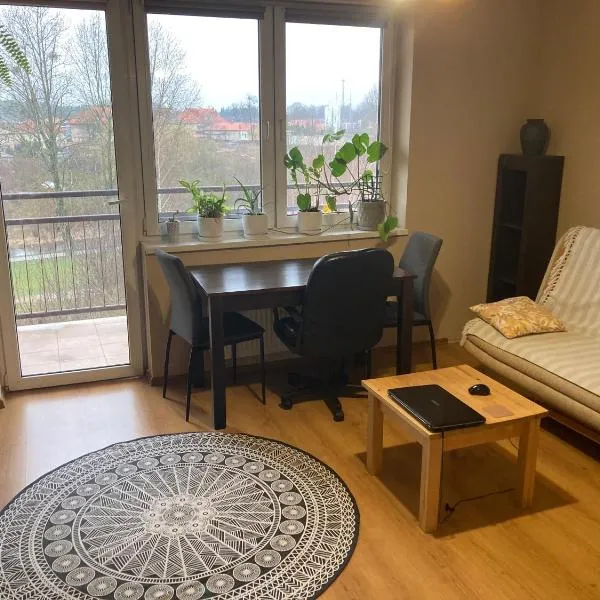 Apartament nad rzeką na Mazurach，位于奥莱茨科的酒店