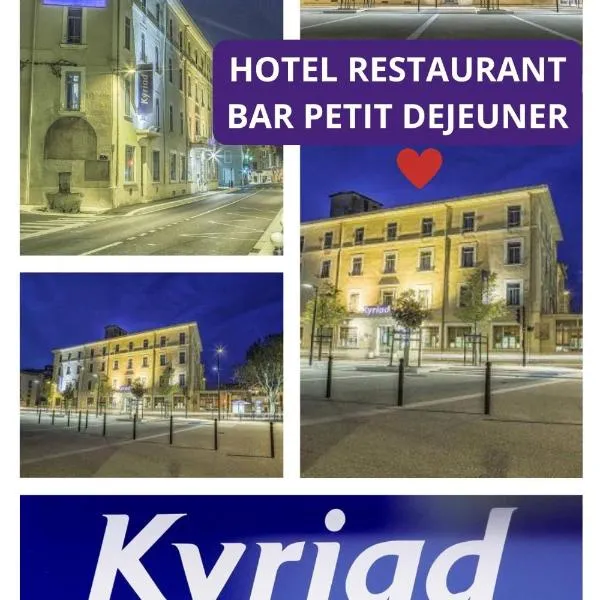 HOTEL KYRIAD ORANGE Centre Ville - A7-A9 - 3 Etoiles - HOTEL DES PRINCES - Provence Alpes Côte d'Azur - France，位于尤尚的酒店