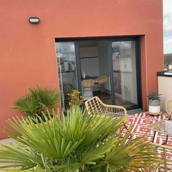 Le Rooftop d’Isa，位于Colombelles的酒店