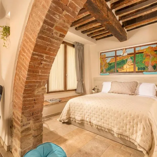 Palazzo Falcinelli Luxury Room in Montepulciano Center with Elevator，位于蒙特普齐亚诺的酒店