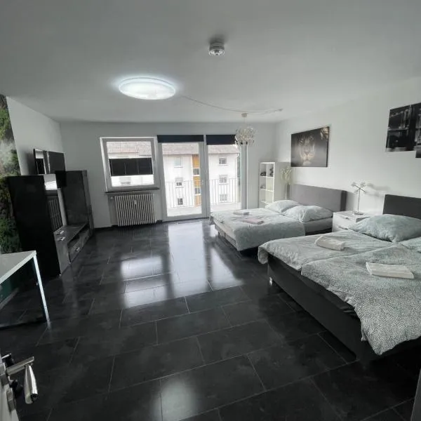 Exklusive Moderne Wohnung Gießen Stadtnähe mit Balkon，位于Annerod的酒店