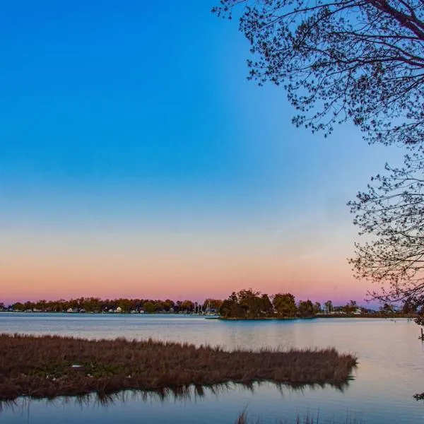 Colonial Beach Bay house with views & canoe，位于科洛尼尔比奇的酒店