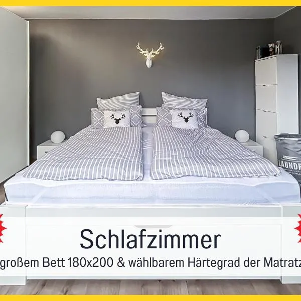 HaFe Ferienwohnung Bad Sachsa - waldnah, hundefreundlich, Smart Home Ausstattung，位于巴特萨克萨的酒店