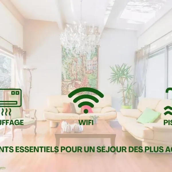 Villa de Luxe à La Grande Motte - Piscine - WIFI，位于拉格朗德默特的酒店