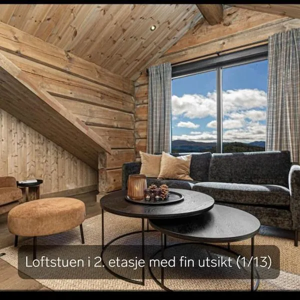 Flott moderne hytte i Holterdalen, 4 soverom, 2 bad, Jacuzzi, garasje，位于Rauland的酒店