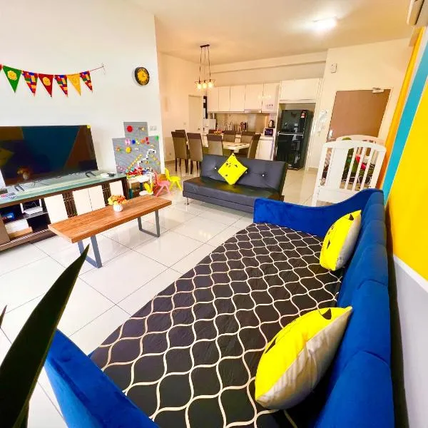 Legoland-8min walk at Kairos Comfort Spacious Suite for Families 1-12pax，位于努沙再也的酒店