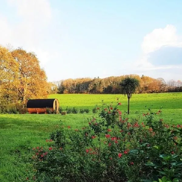 Tonneau bulle insolite, vue sur vignoble，位于坎佩尔的酒店