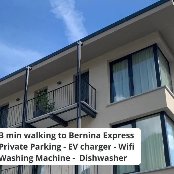 Bernina Suite 2 - vicino al Bernina Express，位于Mazzo di Valtellina的酒店