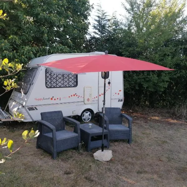 Pays de Joie - Caravan La Bohème，位于Saint-Macoux的酒店