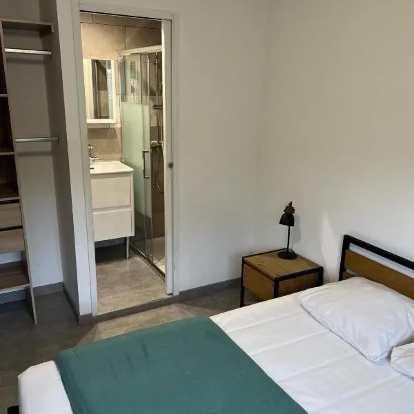 Chambre avec salle d'eau privée dans appartement partagé 200 m du tram，位于蒙彼利埃的酒店