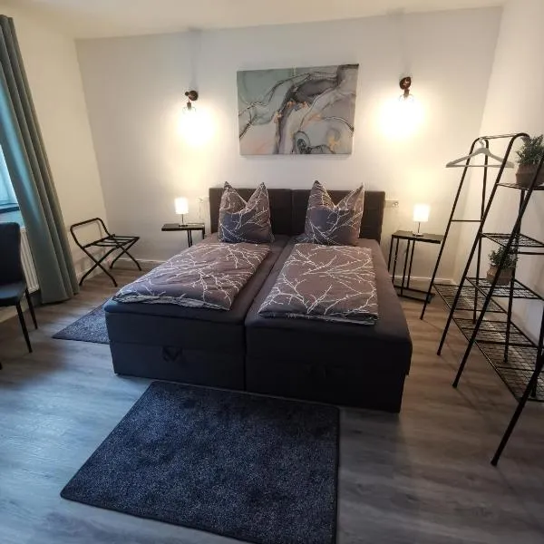 Airbnb, moderne, ruhige und helle Doppelzimmer, nähe Magdeburg, A14 & A2，位于哈尔登斯莱本的酒店