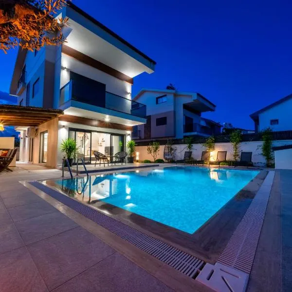 Casa Oliva City 1 with Sauna Pool Patio & BBQ，位于费特希耶的酒店