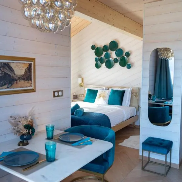 Notre Chalet - Appartements Boutique & Sauna 4 étoiles，位于Les Fourgs的酒店