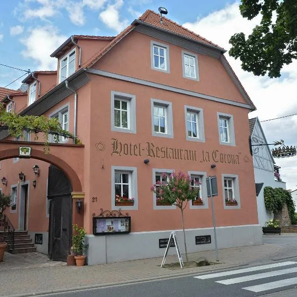 Hotel Restaurant La Corona，位于Hochstadt的酒店