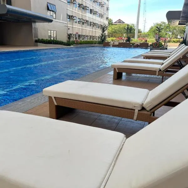 SMDC Green 2 Staycation, The Traditional & Modern Fusion Condo，位于Pasong Bayog的酒店