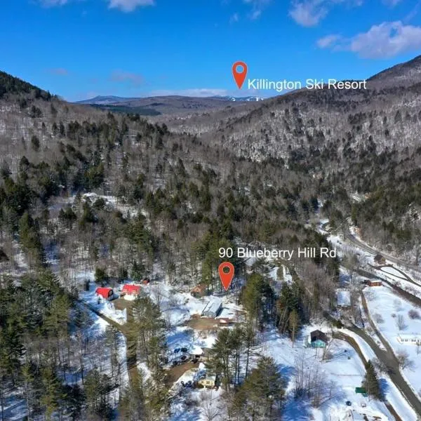 Blueberry Hill Escape Pet Friendly HotTub Fire pit，位于Bridgewater的酒店