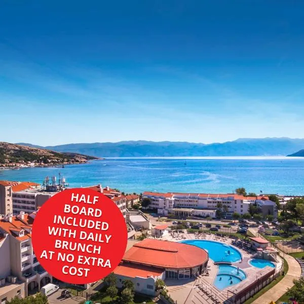 Corinthia Baška Sunny Hotel，位于Draga Bašćanska的酒店