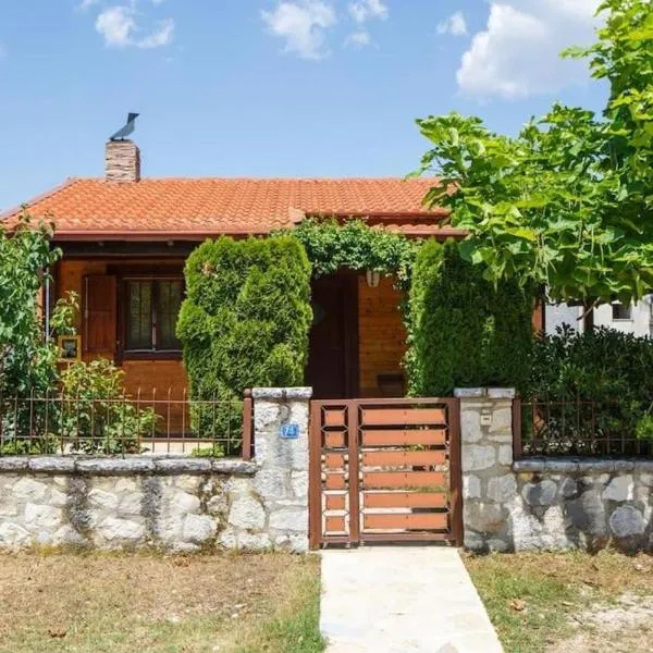 WOODEN HOUSE IN IOANNINA，位于Rodotópion的酒店