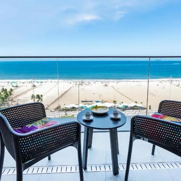 Luxuosos Apartamentos por Temporada na Atlântica à Beira-Mar, Copacabana，位于里约热内卢的酒店
