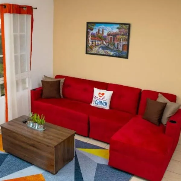 Cozy Two Bedroom Apartment Near The U.S. Embassy，位于Antiguo Cuscatlán的酒店