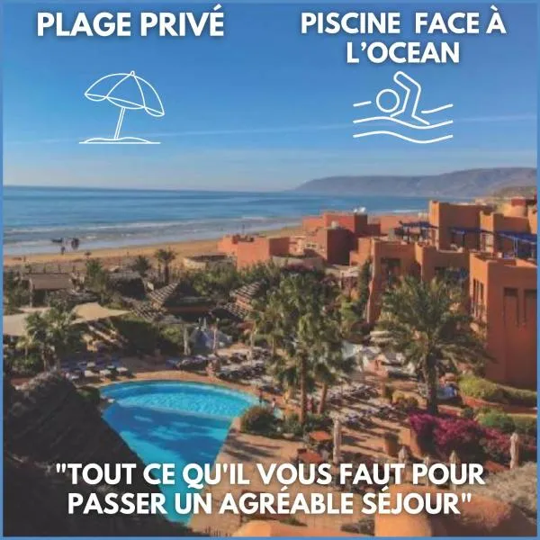 Paradis Plage Pieds dans l'eau - Superbe Appartement，位于Tiguert的酒店