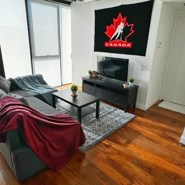 Cozy 1BR Apt - Downtown Winnipeg，位于温尼伯的酒店