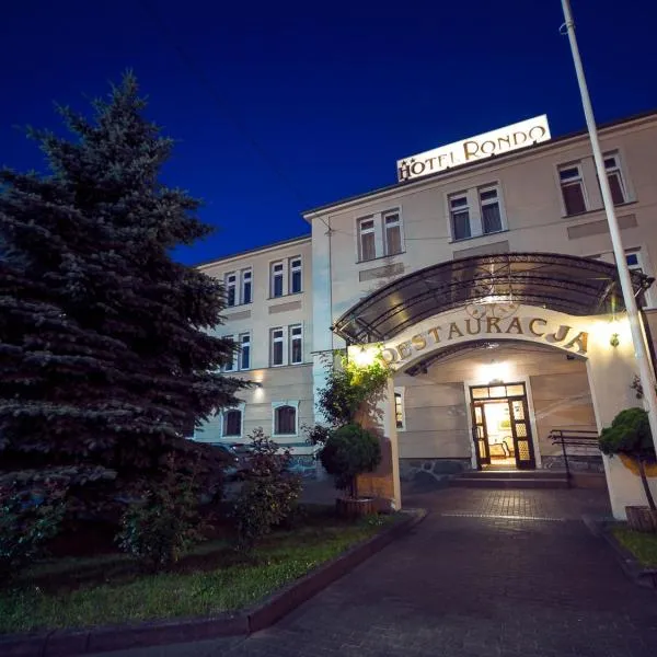 Hotel Restauracja Rondo，位于Strzelce Kujawskie的酒店