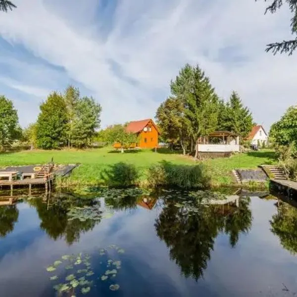 Agrodomek nad stawem，位于Stręgielek的酒店