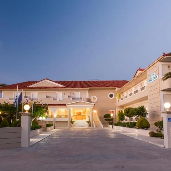 扎金索斯岛卡拉马基海滩酒店，位于Agalás的酒店