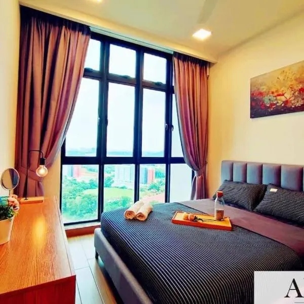 ABHOME "DREAM SUITE" #GreenHaven #Olympic Pool #City & Garden View #Masai JB，位于马西的酒店