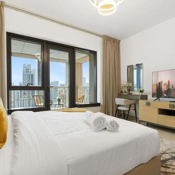 Luxury Studio, 29 Boulevard near Burj Khalifa Downtown - Chalet Homes，位于迪拜的酒店