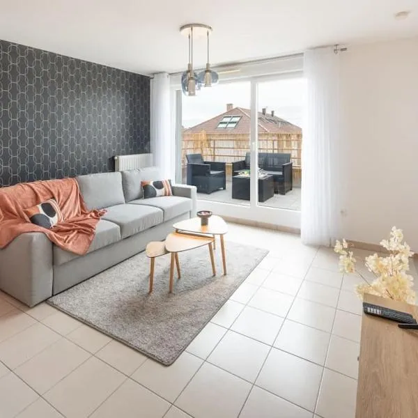 L'excellence-8min Aéroport-terrasse-Parking Privé，位于利戈尔塞姆的酒店