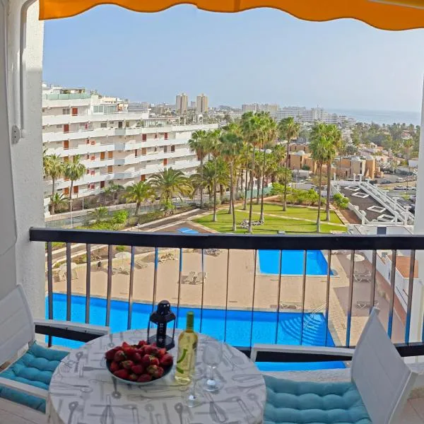Blanco&Azul - comfortable ocean view apartment，位于法纳贝海滩的酒店