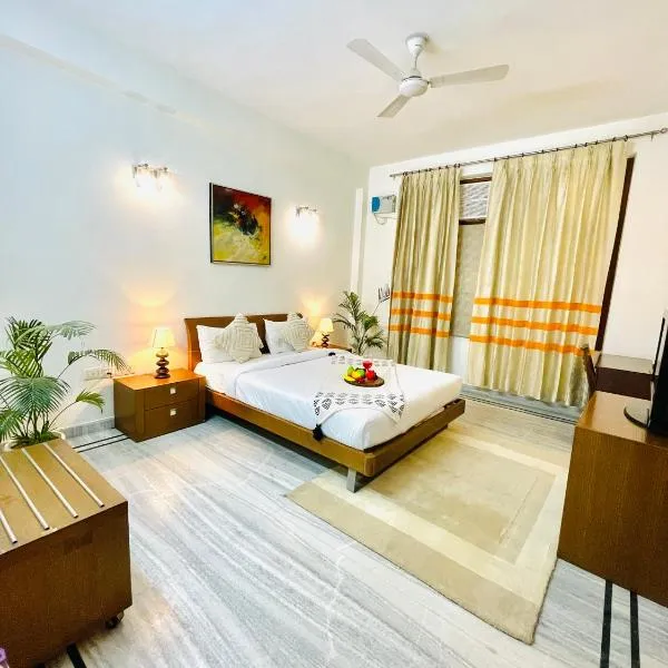 BedChambers Serviced Apartments - Artemis Hospital，位于古尔冈的酒店
