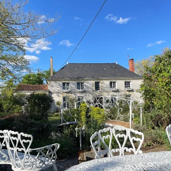 Chambre de charme dans un jardin de 1500m2，位于Nueil-sur-Layon的酒店