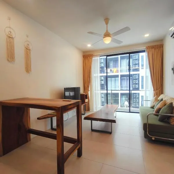 Muji homestay Galacity city center 2BR 3Beds Entire Apartment，位于古晋的酒店